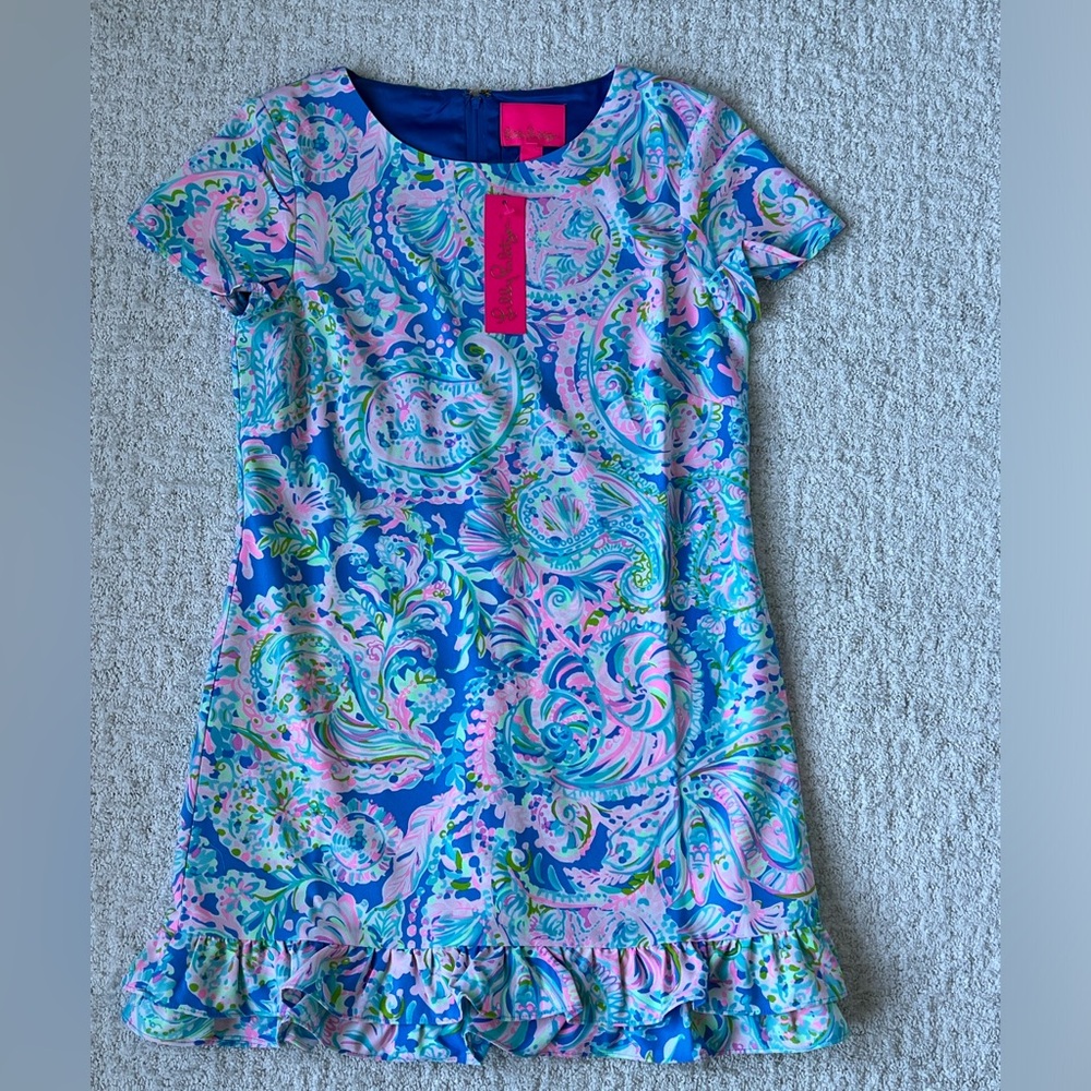 NWT Lilly Pulitzer Masey Short Sleeve Romper-size 8